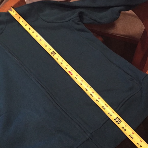 🌿Laura Scott Hunter Green Sweat Jacket - Picture 8 of 9